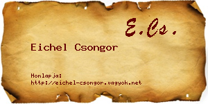 Eichel Csongor névjegykártya
